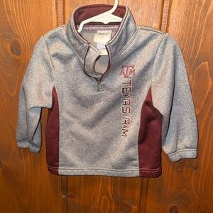 Rivalry Threads Texas A&M Gray and Maroon Kids Sweatshirt 2T